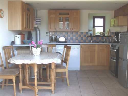 view from kitchen door